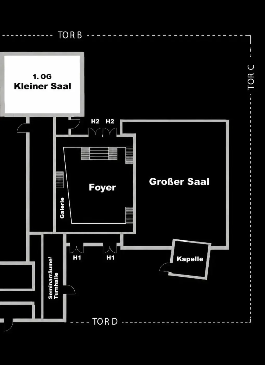 Grundriss Kleiner Saal